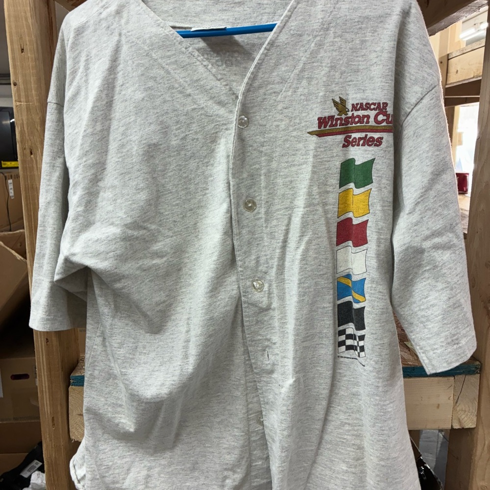 1994 Vintage Gray NASCAR Winston Cup Series Shirt
